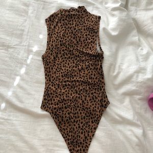Forever 21 cheetah bodysuit